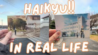 Visiting 'Haikyuu!!' REAL LIFE LOCATIONS in the 'Haikyuu!! Town' (Karumai, Iwate)!