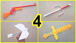 En İyi̇ 4 Kağit Oyuncak Ori̇gami̇ Tutori̇al Paper Crafts