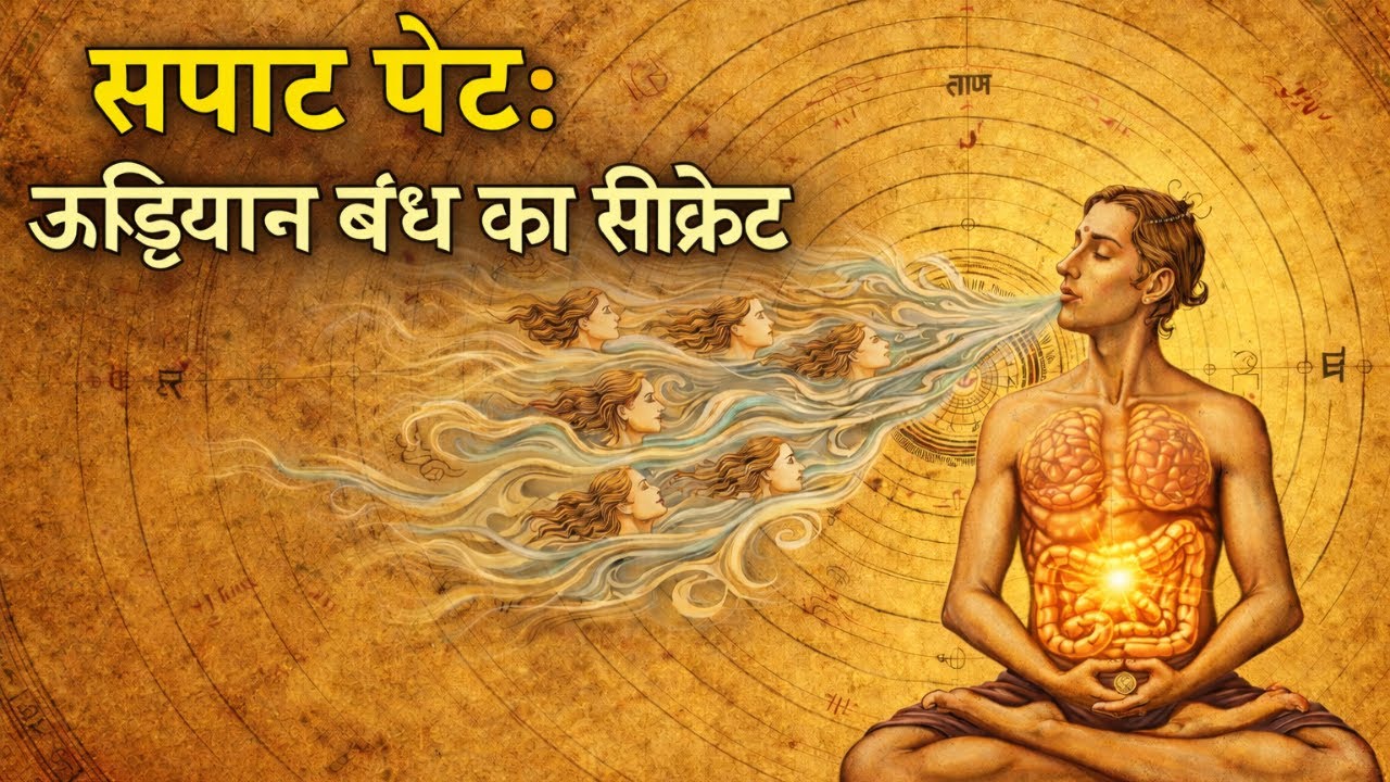 सपाट पेट Yoga Secret Flat Belly Yoga: Uddiyan Bandh