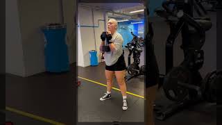 Amazing Girl Training Fitness, Best Women Blonde Training In The Gym, Hot Blonde Body