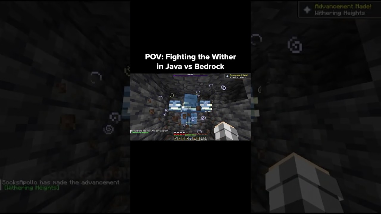 Minecraft Wither Moment