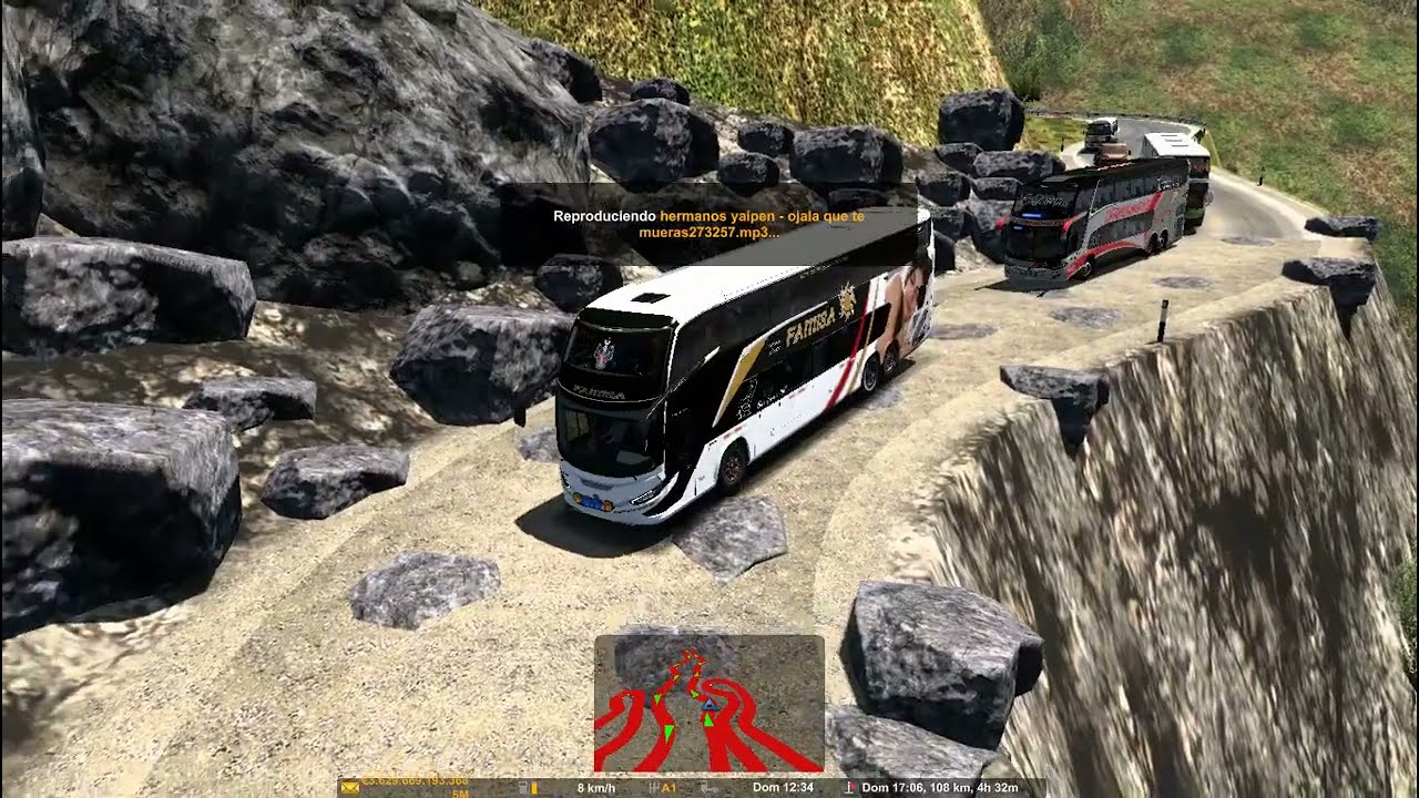 Cusco. - Abancay.  / Bus  Famisa  G8 6X2 jh3d Euro truck ETS2 