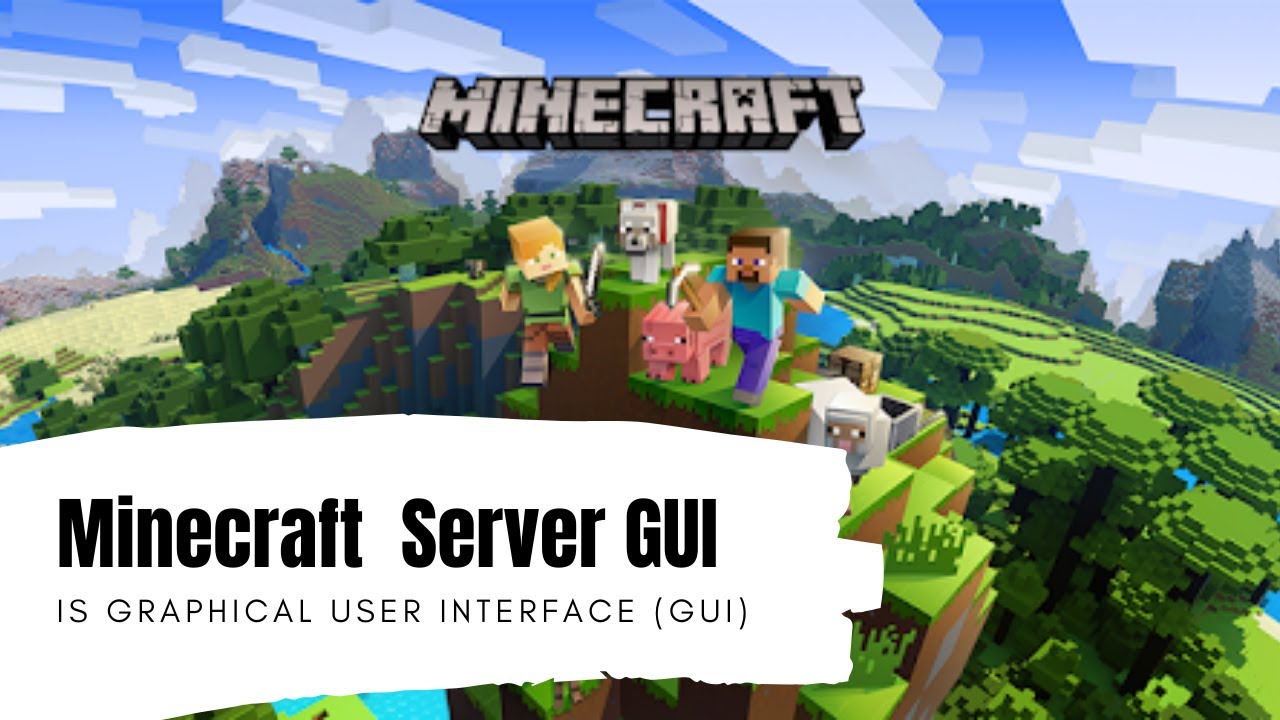 How To Use Minecraft Server GUI - YouTube