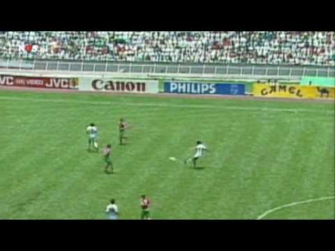 Manuel Negrete Mexico vs Bulgaria 1-0 1/8 Finals World Cup 1986 Dutch commentary