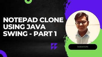 Notepad clone Part 1