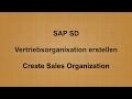 Sap sd   create sales organization