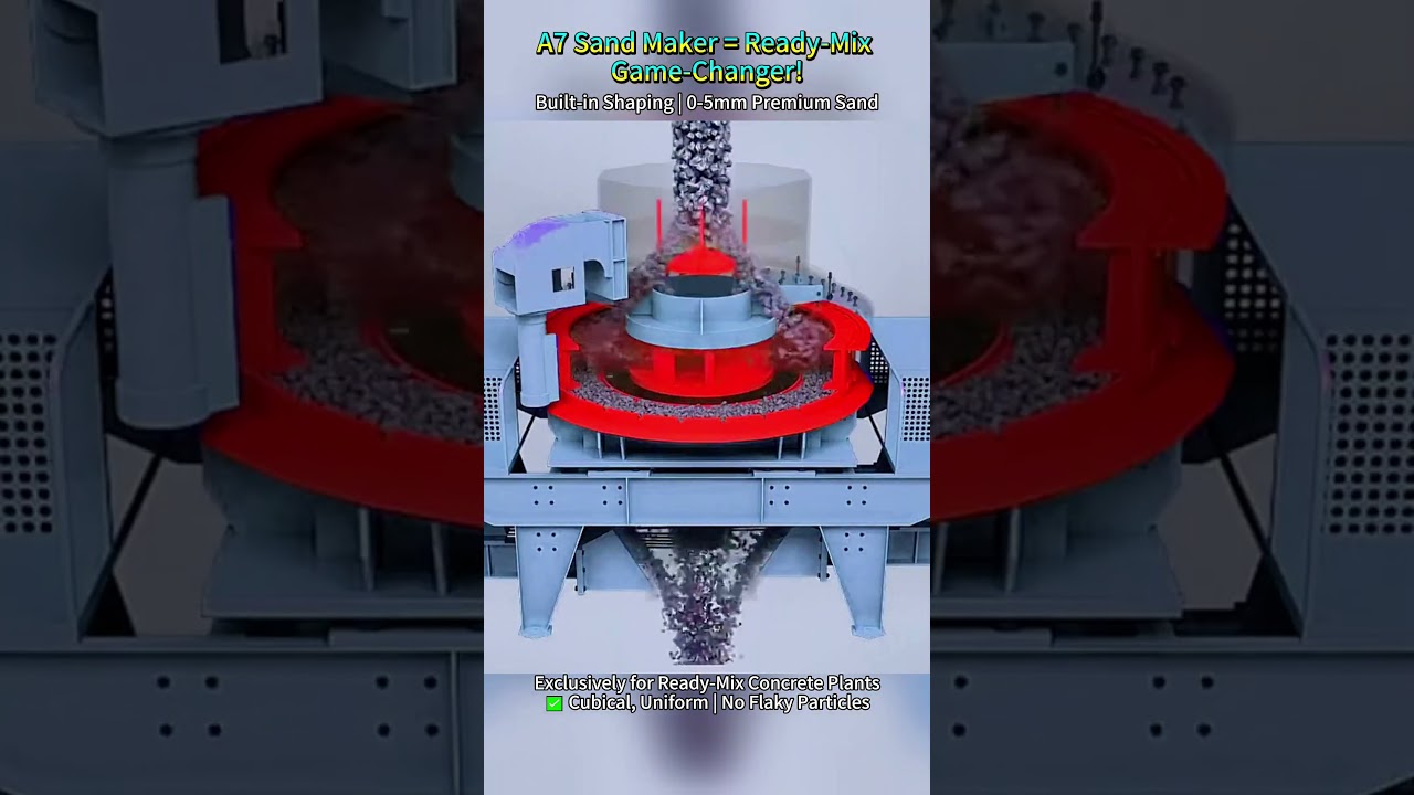 🔥 A7 Sand Maker = READY-MIX GAME-CHANGER! 🚀