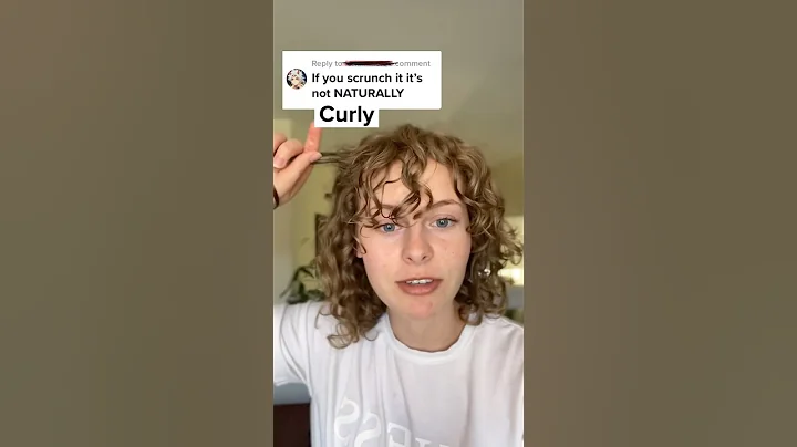 “If you scrunch your hair, it isn’t naturally curly” you might not have straight hair! Lmk 😘 #hair
