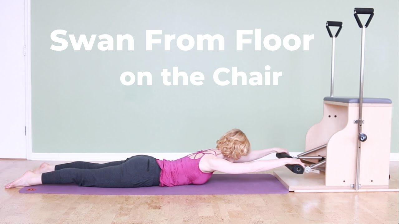 Swan From the Floor on the Chair ⎮Pilates Encyclopedia YouTube