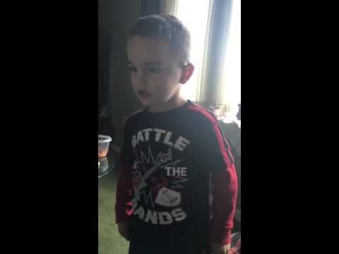 My nephew's Cupid Shuffle Dance to Chuck E!!