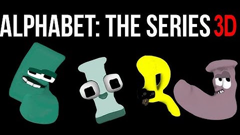 Alphabet Lore 3D and 2D (I,J,K,L) Attack Animation | Different Versions | part3