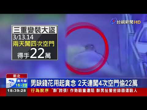 上秒偷竊下秒變裝！ 狡猾慣竊仍難逃法眼