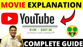 Movie Explanation YouTube Channel - Earn $1100 Per Month Step By Step Process explained 🔥🔥