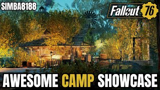 Fallout 76 Awesome Builds | Sunken Village Camp!