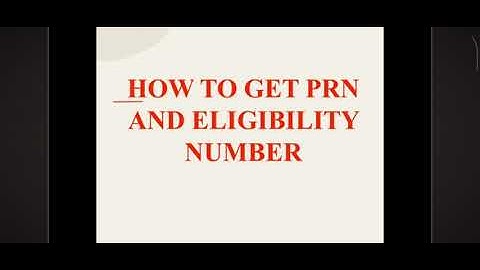 How to get PRN & Eligibility Number for Sppu Exam Form Filling 