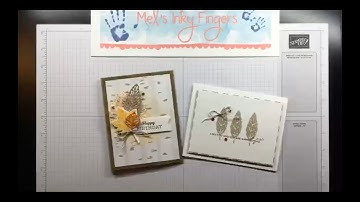 How to create fall cards using the Gorgeous Leaves Bundle