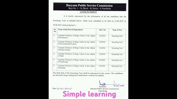 #Hpsc assistant professor exam postponed #2025