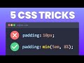🔰 5 CSS Tips &amp; Tricks for better Responsive Web Design #css #tips #webdevelopment #webdesign #tricks