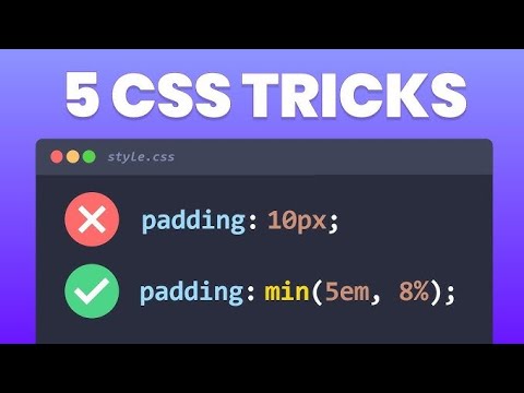 🔰 5 CSS Tips & Tricks for better Responsive Web Design #css #tips #webdevelopment #webdesign #tricks