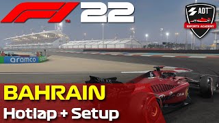 F1 22 Bahrain hotlap on a controller without assists (1:29:938