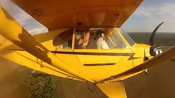Learning to Fly Tailwheel: 3rd hour of instruction in the J3