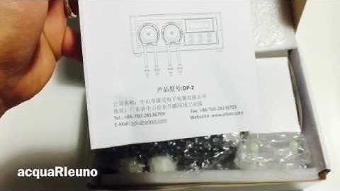 Unboxing Jecod DP-2 Auto Dosing Pump