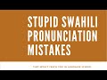 Ghali vs gali  and other stupid swahili pronunciation mistakes
