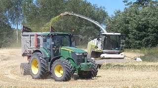 Gut Hohen Luckow Gersten GPS.Claas Jaguar 990TT,John deere 7R/6R,Kelbergauflieger/Siga Duo