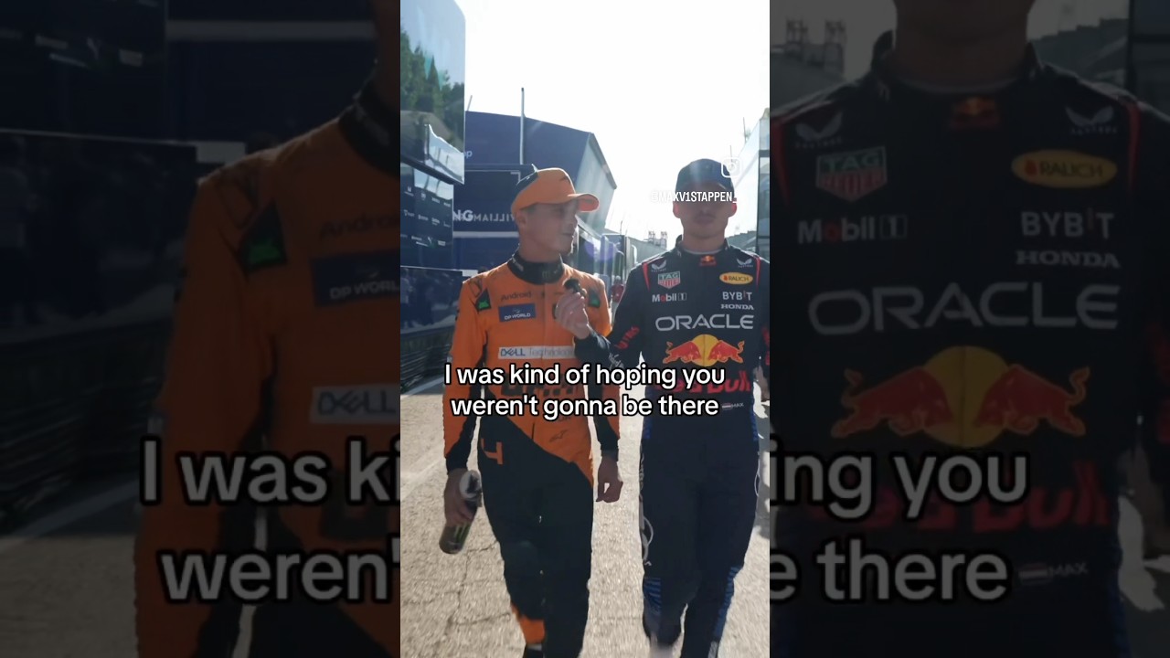 Max Verstappen Interviews Lando Norris After Imola GP Qualifying 