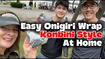 How to Make Perfectly Wrapped Onigiri - Japan Konbini Style