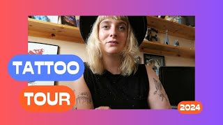 Tattoo Tour 2024 | Black & Grey Patchwork Sleeves @LittleOwlLoves