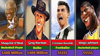 💲Top 50 Richest Athletes in the World ( 2023 Updates )_