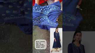 Ajio Avaasa Kurti Outfit Link Is Available In Comment Section