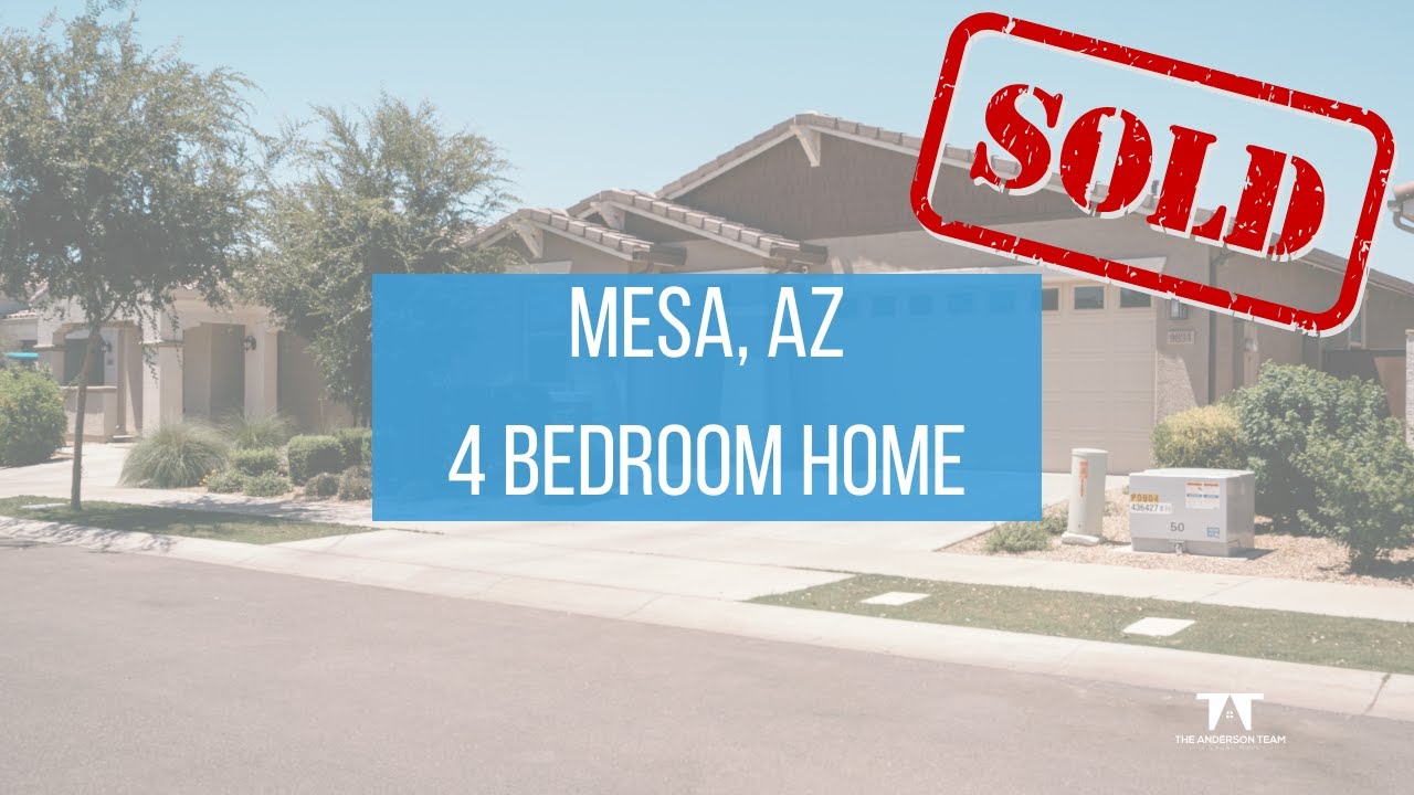 SOLD: 4-Bed Home in Mesa, Arizona | Cadence Community + Like-New 2019 Build