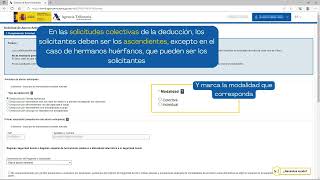 Solicitud de abono anticipado de deducción por familia numerosa