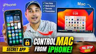 Control Your MacBook with iPhone 🔥 PhoneDeck App Explained - Hindi