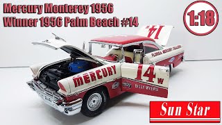 Mercury Monterey Racing Car #14 1956 1:18 | Sun Star Platinum | Обзор масштабной модели!