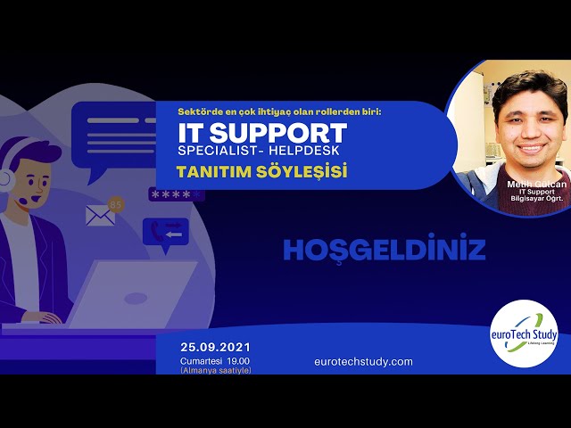 IT Support - Specialist - Helpdesk MESLEK SÖYLEŞİSİ - 1
