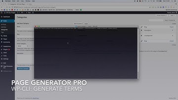 WordPress Page Generator Pro: WP-CLI