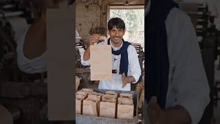 Manual Paper Bag Making Machine! 📦