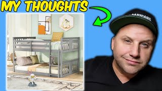 Watch BEFORE Buying This Gray Full Size Bunk Bed! by Richie REVIEWS It! 41 views 1 month ago 1 minute, 49 seconds