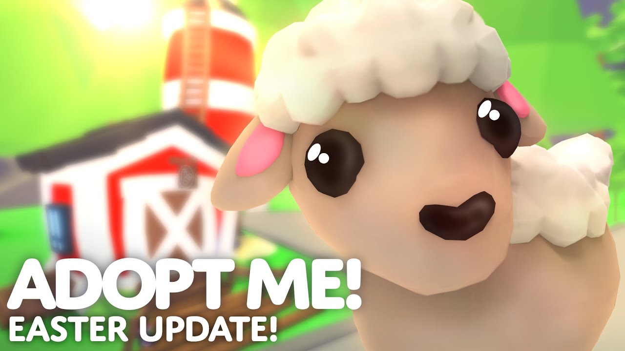 Lamb Pet Easter Accessories And Furniture Adopt Me On Roblox Youtube - adopt me on roblox pets