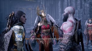 Kratos Dies In Valhalla Scene - God Of War Ragnarok Valhalla DLC 2023 (PS5)