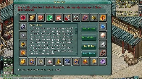 🔴 QUAY TỤ BẢO 2000 THIÊN KIÊU LỆNH KIẾM NGUYÊN LIỆU DUNG LUYỆN CHO VÕ ĐANG BÚT SVM