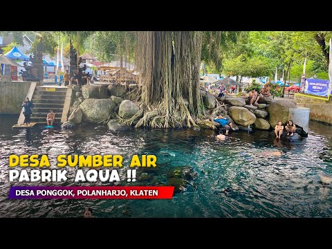 DESA INI JADI SUMBER AIR AQUA !! Pemandangan Alam Wisata Umbul Ponggok - Cerita Desa Ponggok, Klaten