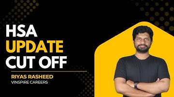 HSA certificate upload? Cut off? New updates I vinspire I Riyas Rasheed 