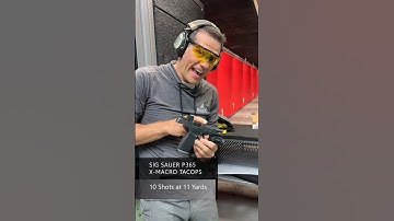 SIG P365 XMACRO TACOPS - 🎯Accuracy Test - 😮 Impressive!