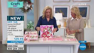 Anna Griffin "Smitten" 48piece Card Stock Set
