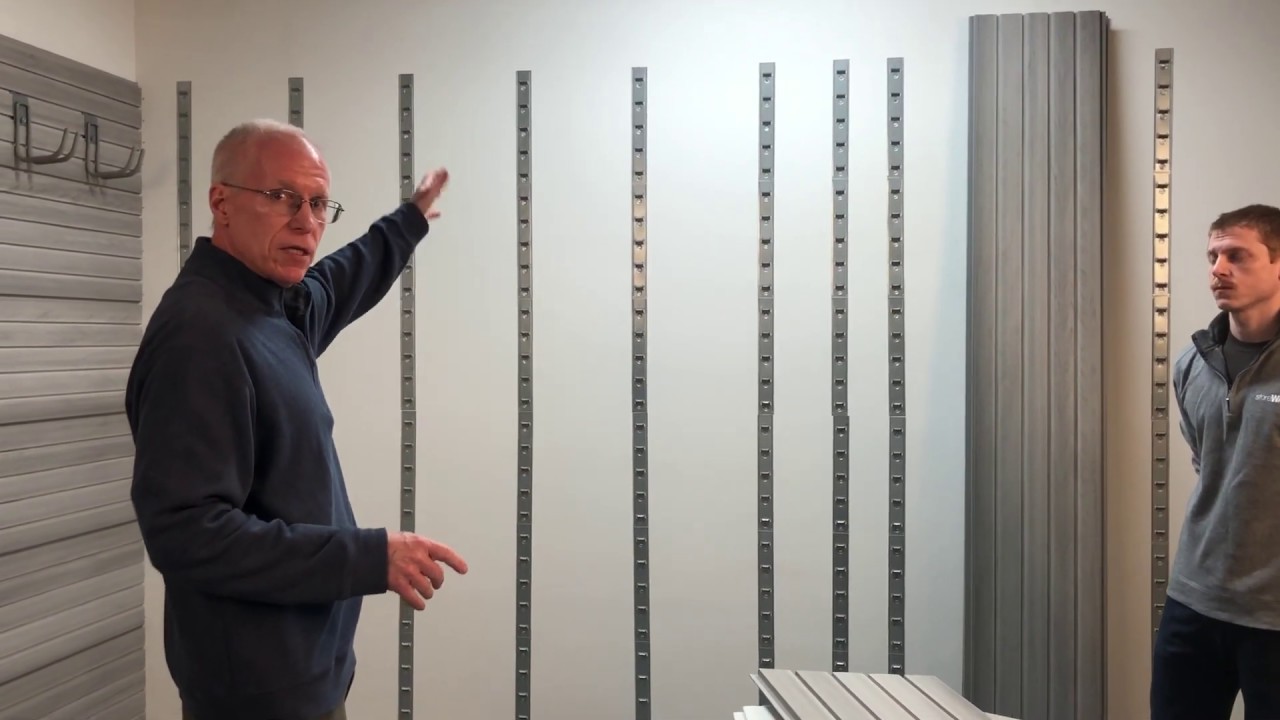 storeWALL Heavy Duty Garage Slatwall Install YouTube