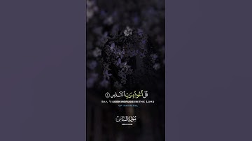سورة الناس بصوت جميل ورائع #راحة_نفسية #قرآن #quran #سورة_الناس
